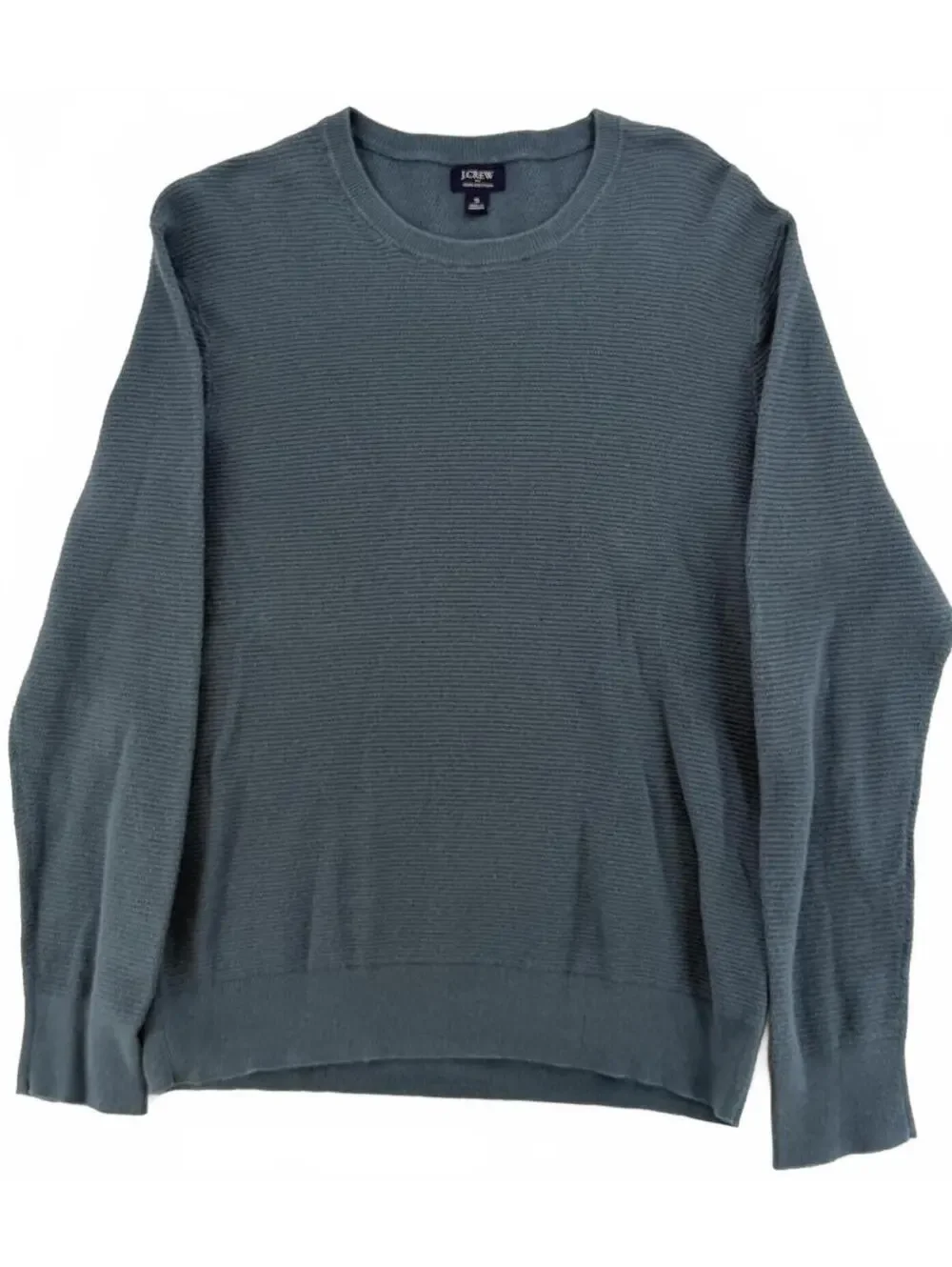Vintage J.Crew Sweater Small Gray‎ 100% Cotton Lightweight Classic